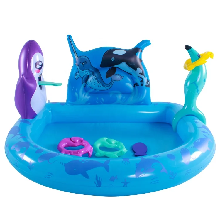 BS-p137 piscine foldable polar pals play center inflatable pool toys kids summer garden water park