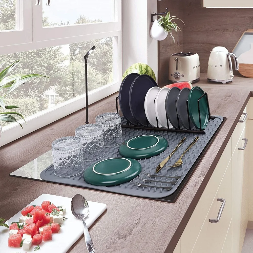 Kitchen Dish Silicone Drying Mat 15.8