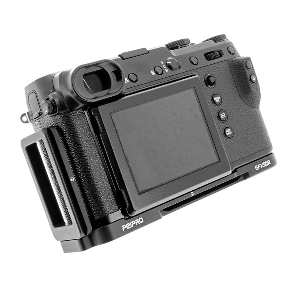  Алюминиевая БЫСТРОРАЗЪЕМНАЯ пластина PEIPRO GFX50R L-образный кронштейн ручной захват для камеры Fujifilm Lplate