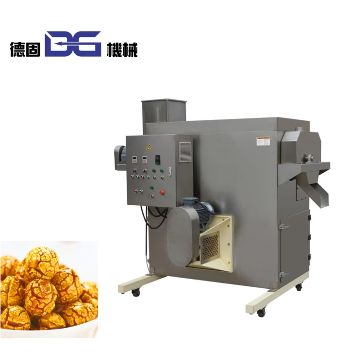 automatic grain/corn kernels /maize popping equipment machine for sale
