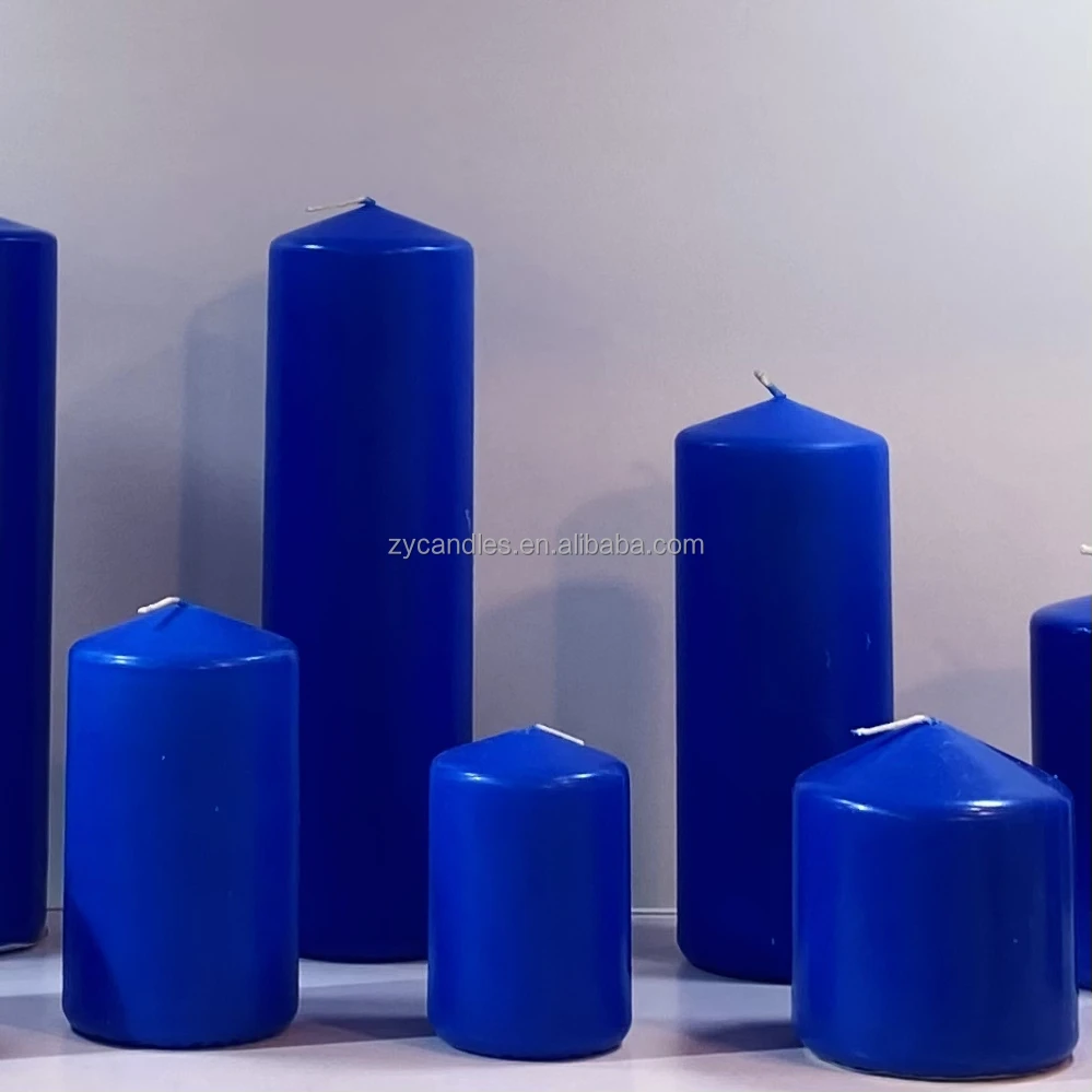 Pillar candle/Church candles/ color pillar candles customized package candle factory price