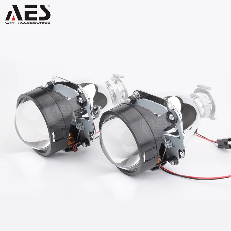 AES automotive parts 2.5 inch  bi-xenon h1 projector Lens with cover for mini xenon Head lamp car accessories