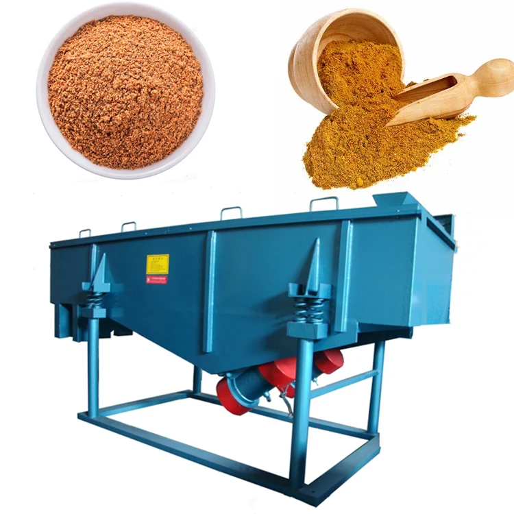 Linear Vibrating Screen Soil Sifter Machine rectangular linear vibrating electric soil sifter machine