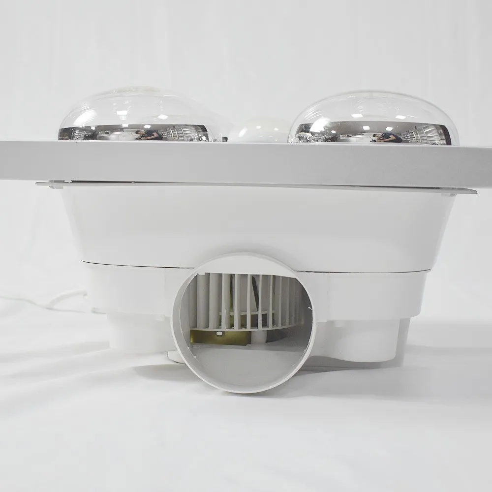 SDIAO Factory made infrared lamp bathroom heater with exhaust fan and LED light  3-in-1 ceiling mounted electric heater
