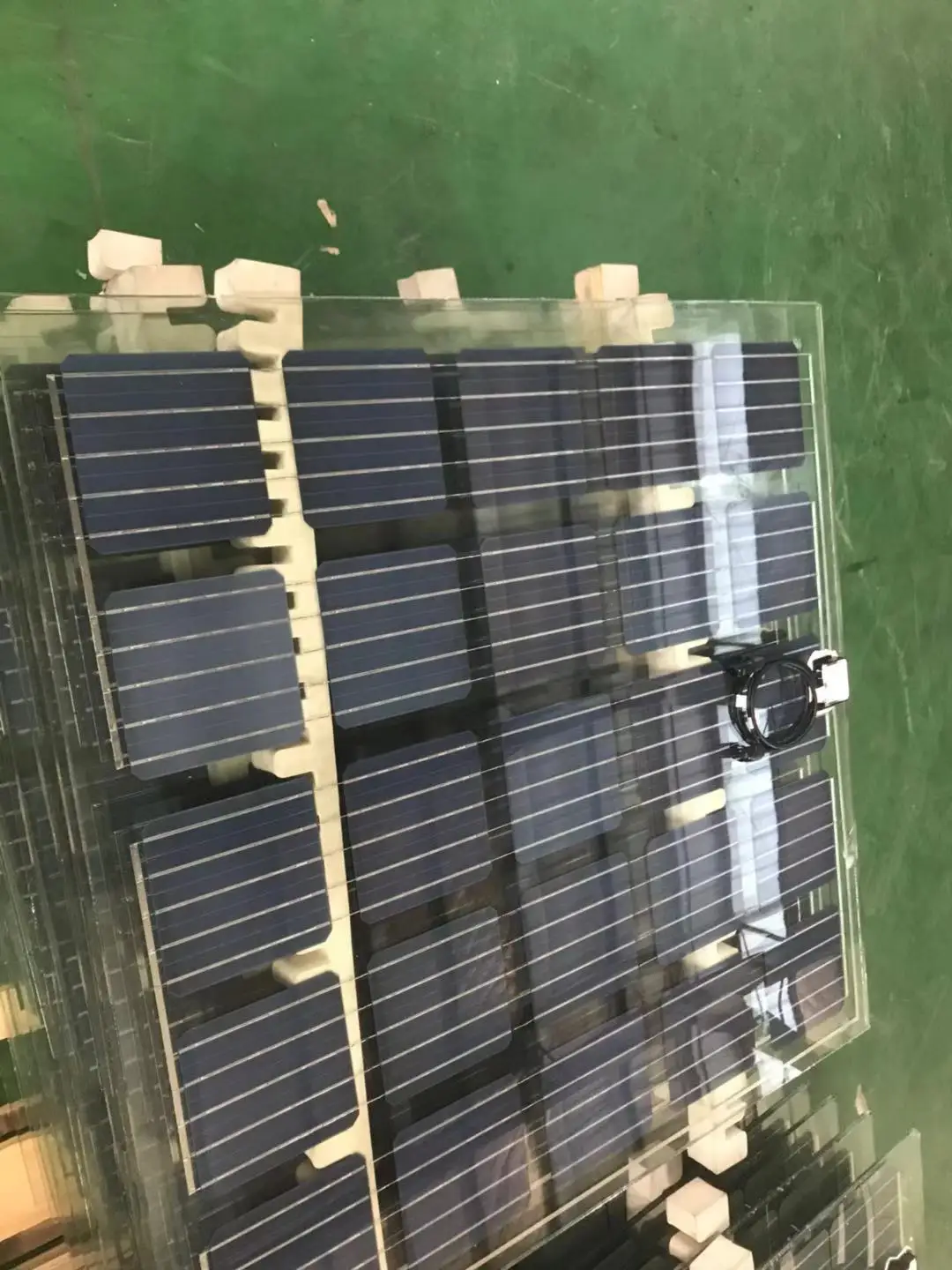 customized color BIPV transparent glass solar panel