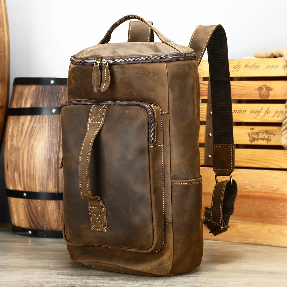 Мужской рюкзак из натуральной кожи