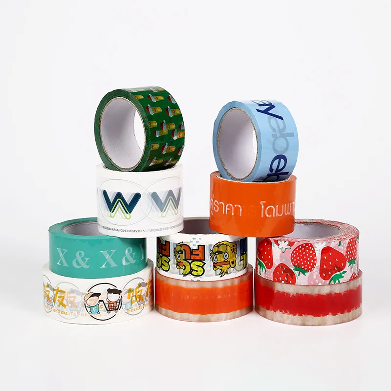 Custom Transparent Bopp Opp Film Adhesive Packing Clear Gum Tape Jumbo Rolls