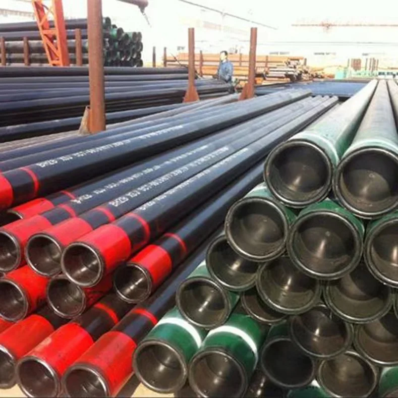 API 5CT Oil Field Supply Seamless Steel Pin x Box J55 K55 N80 L80 P110 EUE NUE BTC STC LTC  6.5 8 7 inch Oil Casing Pipe