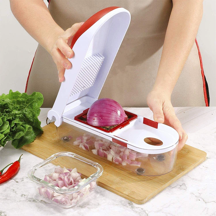7 in 1 Multifunctional hand operated mini mandoline vegetable cutter slicer for vegetables and fruits