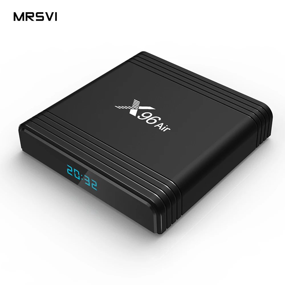 Newest s905x3 chip android 9.0 tv box x96 air 4GB RAM 32GB ROM firmware update s905x3 x96 Air android tv box