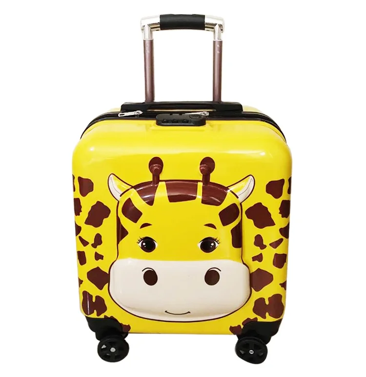 Selling Cheap Children travel luggage bag trolley 16or18 inch custom cartoon character kid luggage