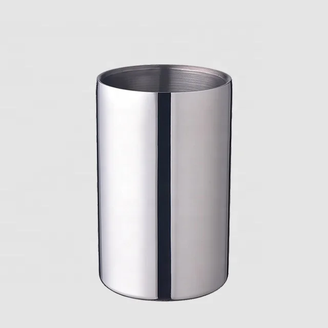 
Factory Direct decorative double wall silver stainless steel metal bucket 1l 5l 10l 16l 30l beer small mini metal bucket 