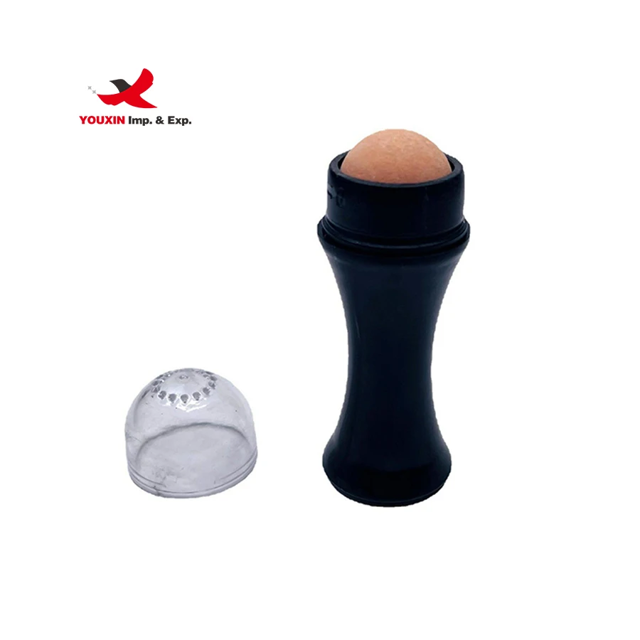 Hot Sale Face Oil Control Roller Reusable Massager Facial Skin Care Tools Natural Volcanic Stone Oil Absorbing Roller