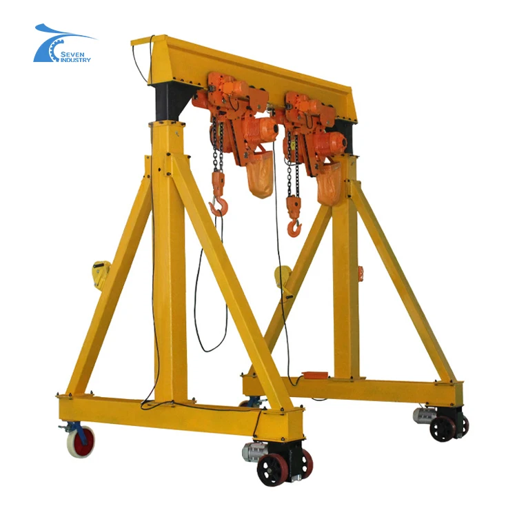 Lifting equipment light 5 ton portable mobile 10t small gantry crane price