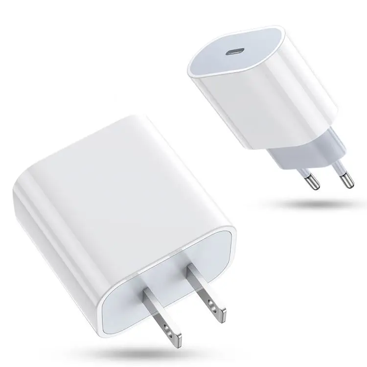 2022 Newest Wholesale On Stock Pd 20w Super EU US Charge Wall Charger Type C Fast Charging Usb C Pd Wall Charger For Iphone