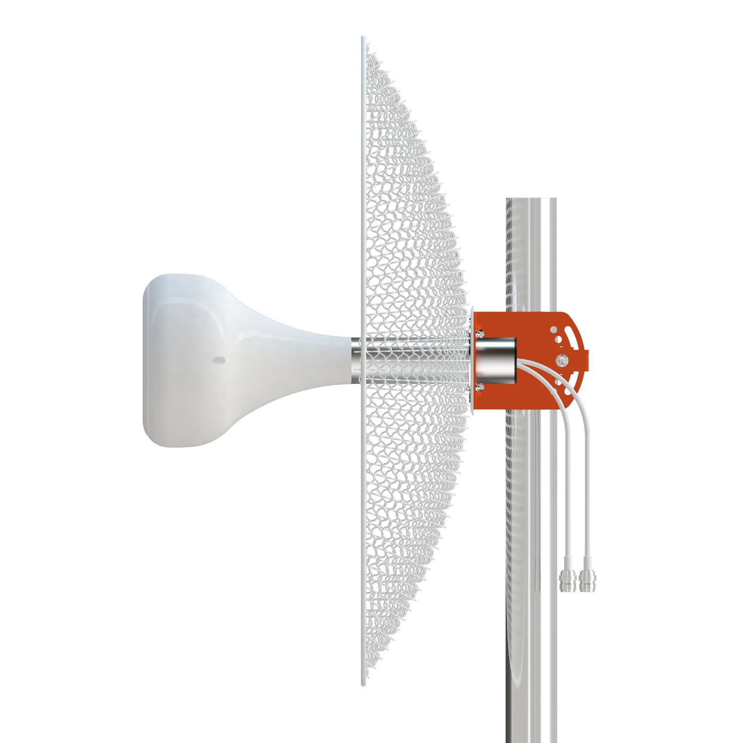 617-3800MHz  4G/5G 20dBi  hyperbolic Antenna  Mesh Parabolic  with 2x20m RG58  for huawei radio  HYBRID MIMO ANTENNA