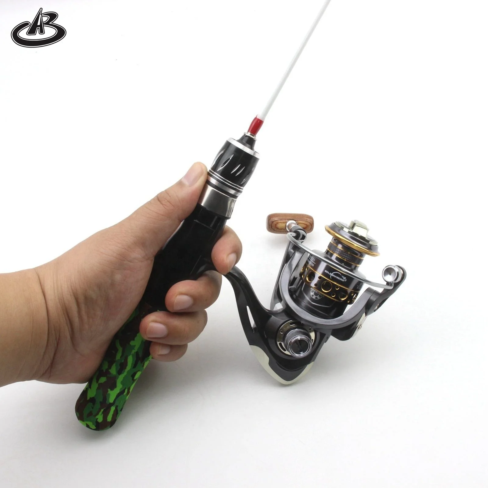 Customized OEM ODM Fishing Rod Ice 58CM Fishing Rod and Reel Combo Mini Ice Winter Fishing Rod