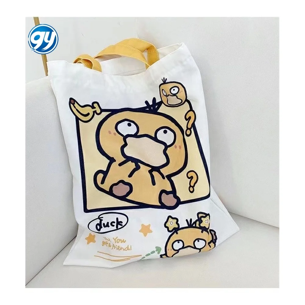 Pikachu Large Capacity Shoulder Backpack Cartoon Portable Shopping Student Summer Canvas kids bag Cute Women