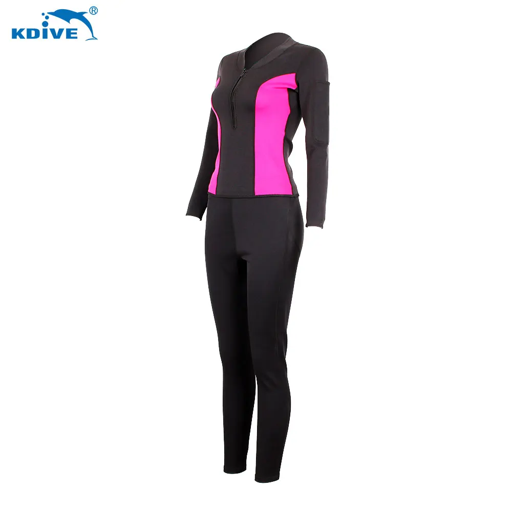  KDIVE Wholesale Hot Sale Breathable Fitness 3/2mm 4/3mm 5/4mm Neoprene Body Shaping Suit Sauna