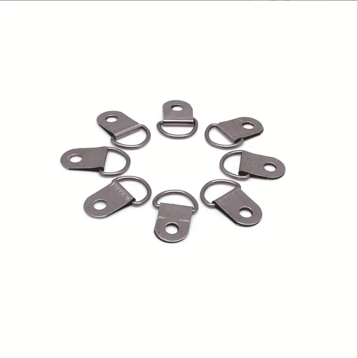 metal d ring picture frame hanger hook for photo frame hardware triangle hanger