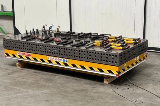 28 Series Welding Platform 3d Mobile Hydraulic Scissor Lift Flexible Welding Table