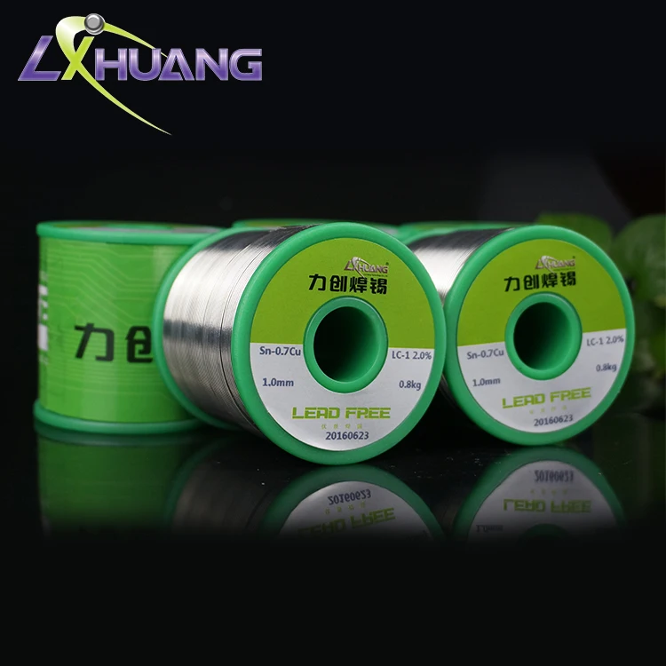 Lichuang SAC305 100g 500g 0.5/1.0mm tin soldering lead free solder wire high temperature for welding