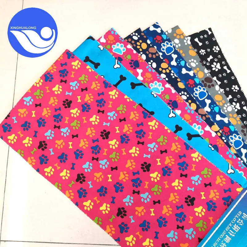Fabrics Factory cheap price 100% Polyester pet bed Plain Minimat  Mini Matt pet theme Print Fabric for ACCESSORIES using