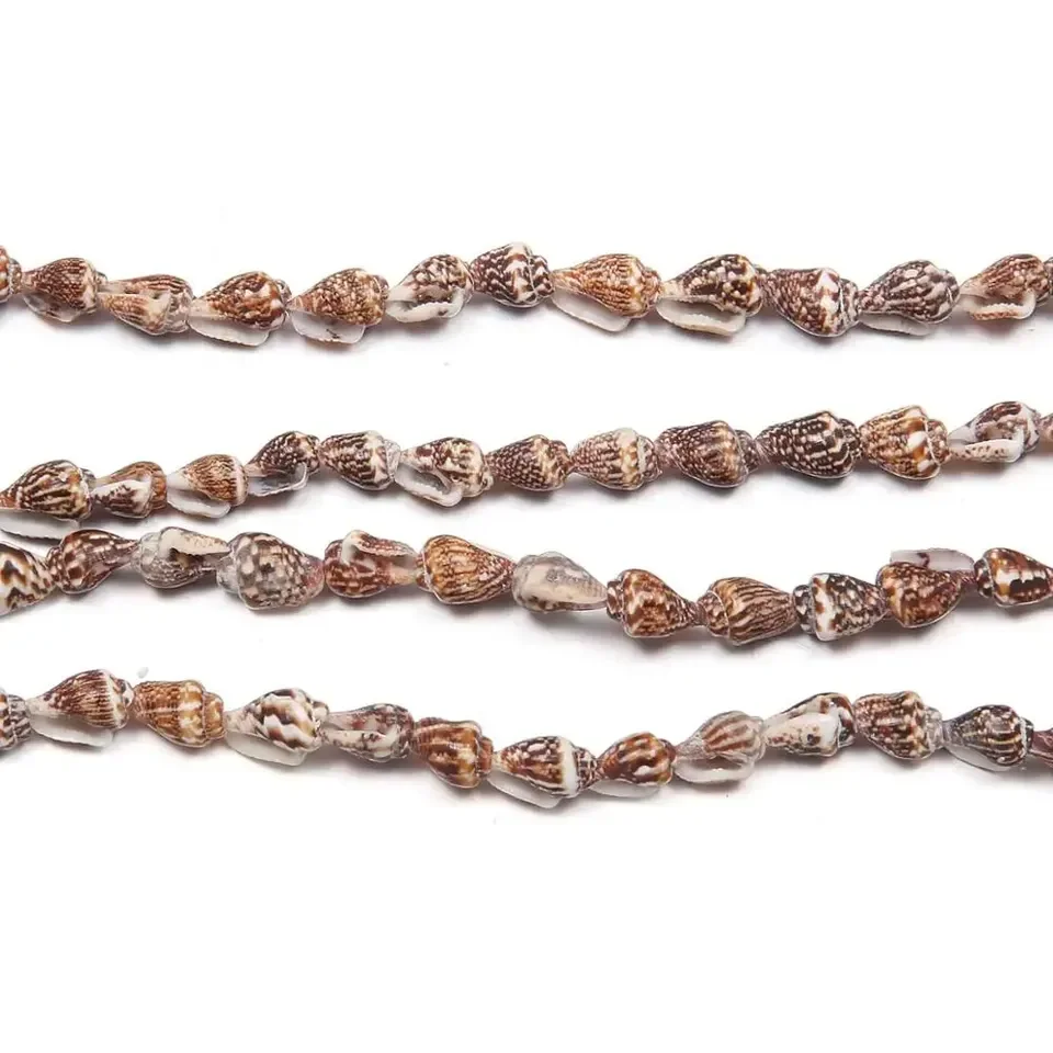 Natural White Coral Bone Small Conch Shape Craft Shell Jewelry DIY Bracelets Necklaces 6x9MM-7X10MM Home Fish   Landscaping