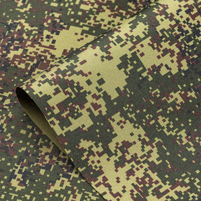 600D Nylon Oxford Camouflage Fabric Waterproof Coating Luggage Tent Jacket Outdoor Fabrics