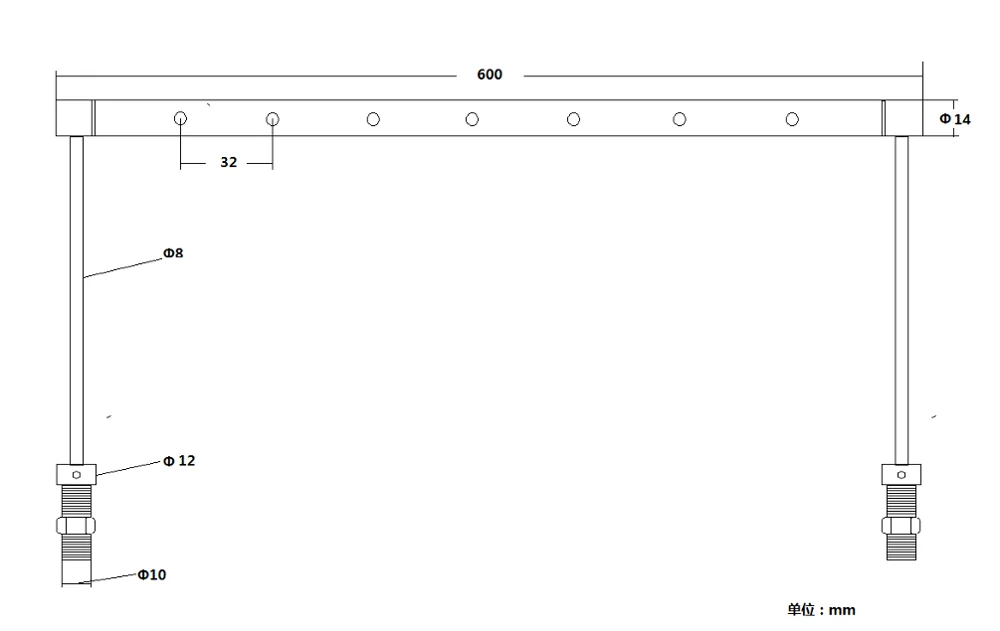 Aluminum Profile Cabinet Linear Lighting Bar LED Showcase Jewelry Lighting