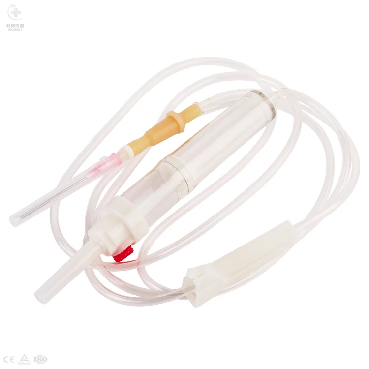 Transfusion Sets Drip Chamber With Spike Air Filter And Solution Filter Infusion Set Accessories