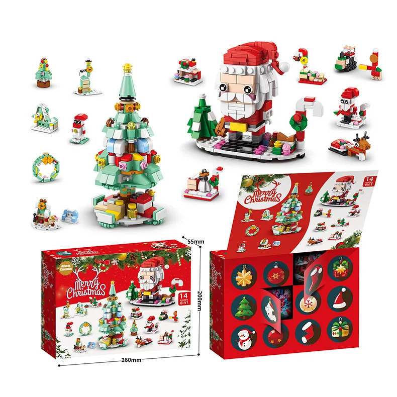 2024 Hot Selling Christmas Decoration Mould King Village Diy Toy Set Christmas Building Blocks Set Toys
