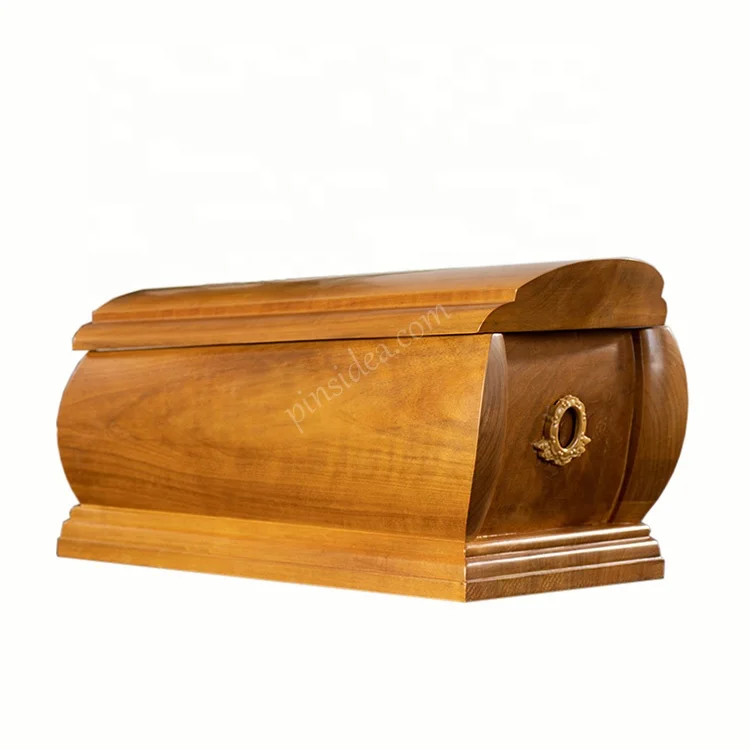 Wholesale and customized cremation supplies, solid wood coffin, Human Adult Cremation Urn ashes box with picture frame