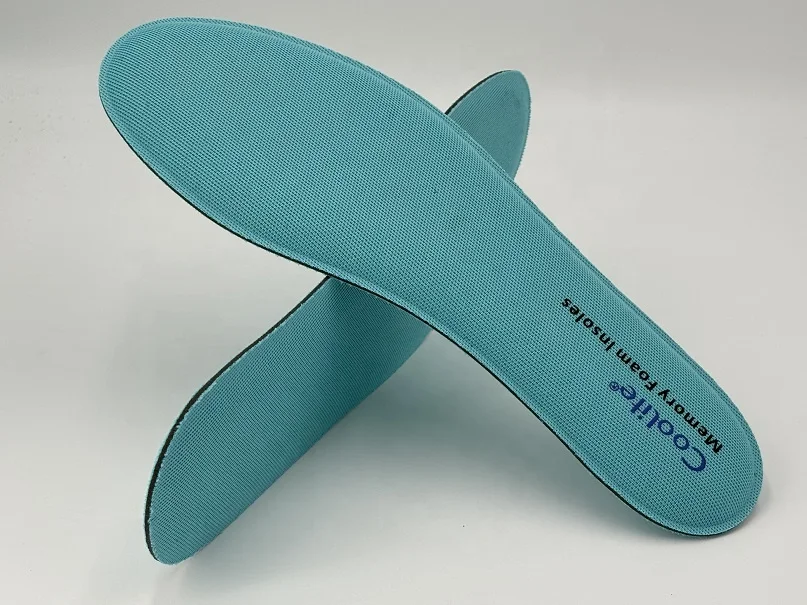 Slappys Coolite Insoles Customized Color Slow Rebound Memory Foam Insoles for Sports and Leisure Shoes Transfer Sticker Inside