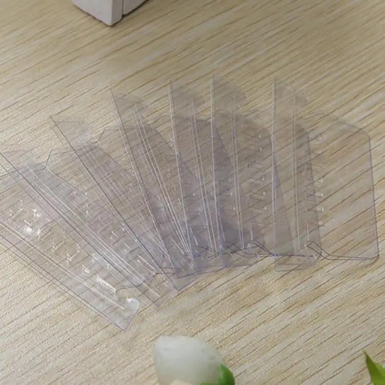 
50PCS Classification Tag PVC Hanging File Holder Index Label Strip for Organize and Distinguish Hanging Files 