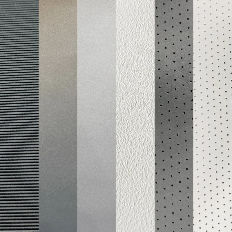 VIVIDSTORM one set of screen material sample test kit UST ALR screen material and Obsidian long throw ALR material in A4 size