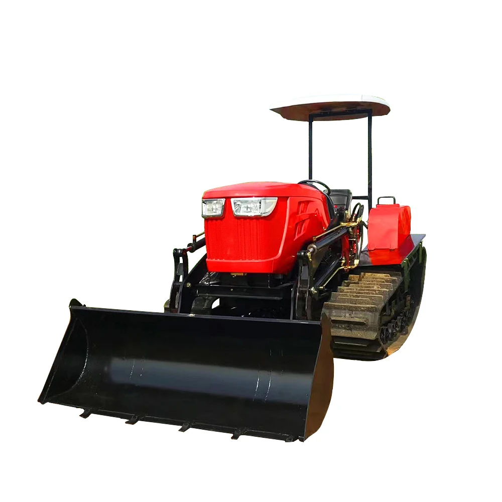 Cheap Sale Dryland Paddy Fertilizer Ditching Rotary Tiller Multifunctional Crawler Rotary Tiller