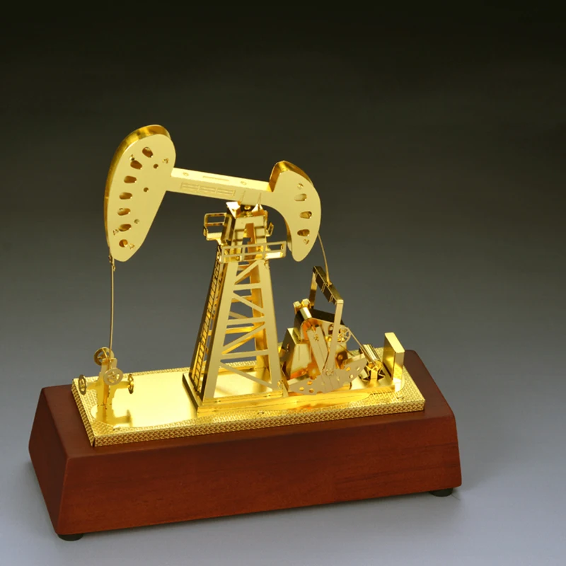 Wholesale Metal Oil Machine Tower Business Gift Soccer Champion League Trophy