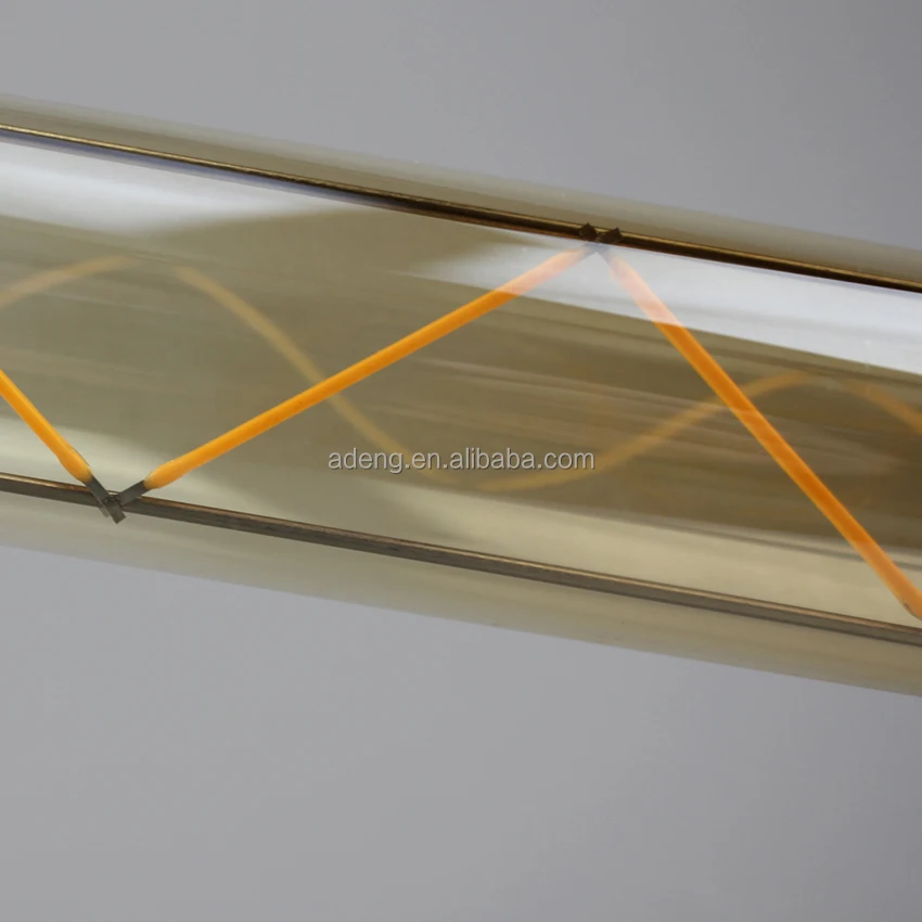 Greeden 300mm length 2w 4w 6w 8w 10w T10 T9 Tubular shape Edison Style Vintage led filament light bulb