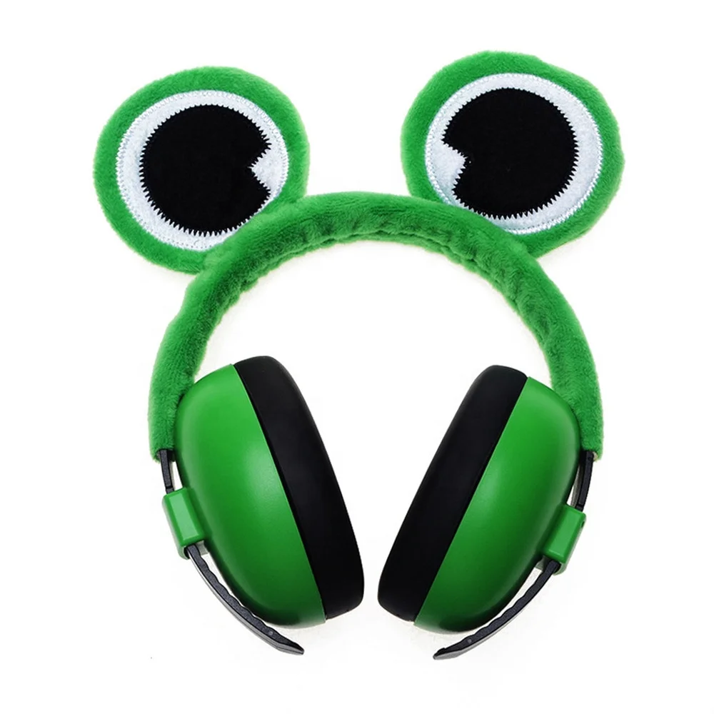 EM1008K Anti Noise Cute Animal Kids Safety Earmuffs Soundproof Ear Defender Baby Hearing protection for Child