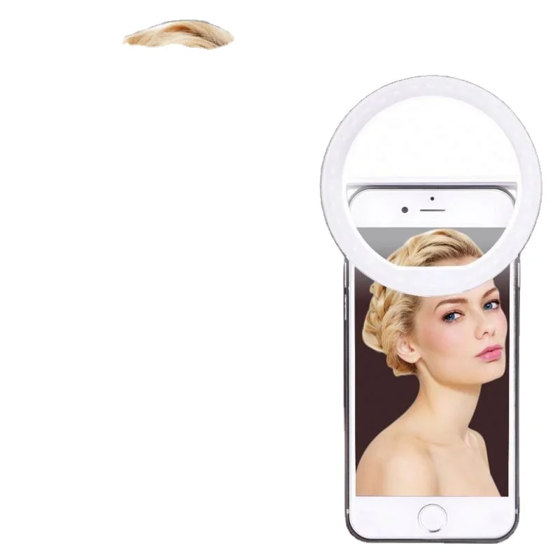 Модные светильники для селфи для телефона, Заводская поставка, светильник для стрима в реальном времени, светильник с 36 светодиодами, кольцевые светильники для селфи с зажимом