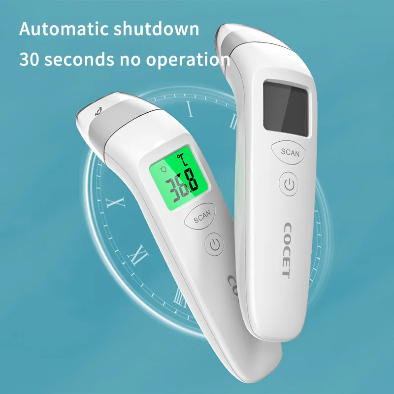 CE 510K Certification No-Touch Baby Thermometer Digital Infrared Fever Thermometer Forehead Thermometer