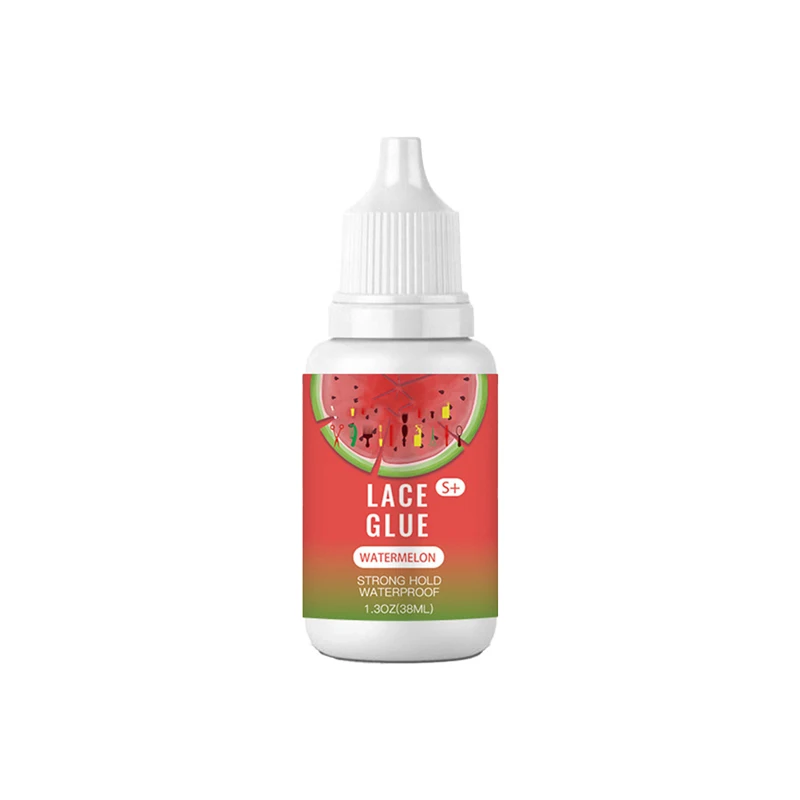 Private Label High Quality Adhesive Waterproof Strong Hold Latex Free Watermelon Lace Wig Glue Hair Extension Glue