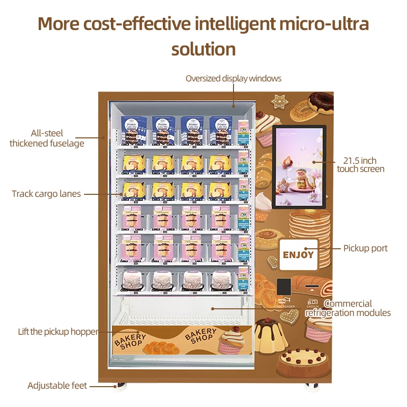 2024 fully automatic vending machine for food bakery