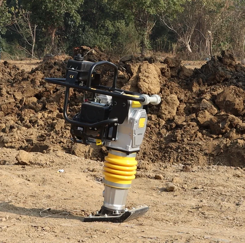High effective Handheld Soil Impact Jumping Vibrating Hammer double air filter rammer monkey jump tamping vibrating rammer