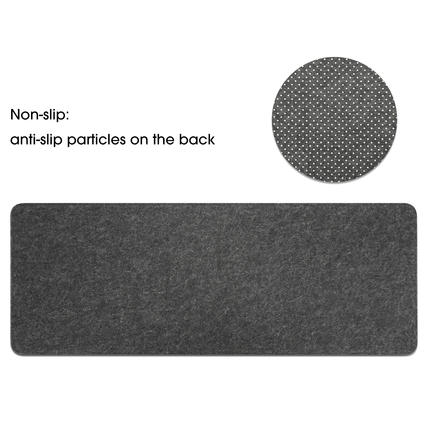 New Design Handmade Comfortable Felt Desk Mat large custom gaming felt mouse mat keyboard pad for office home
