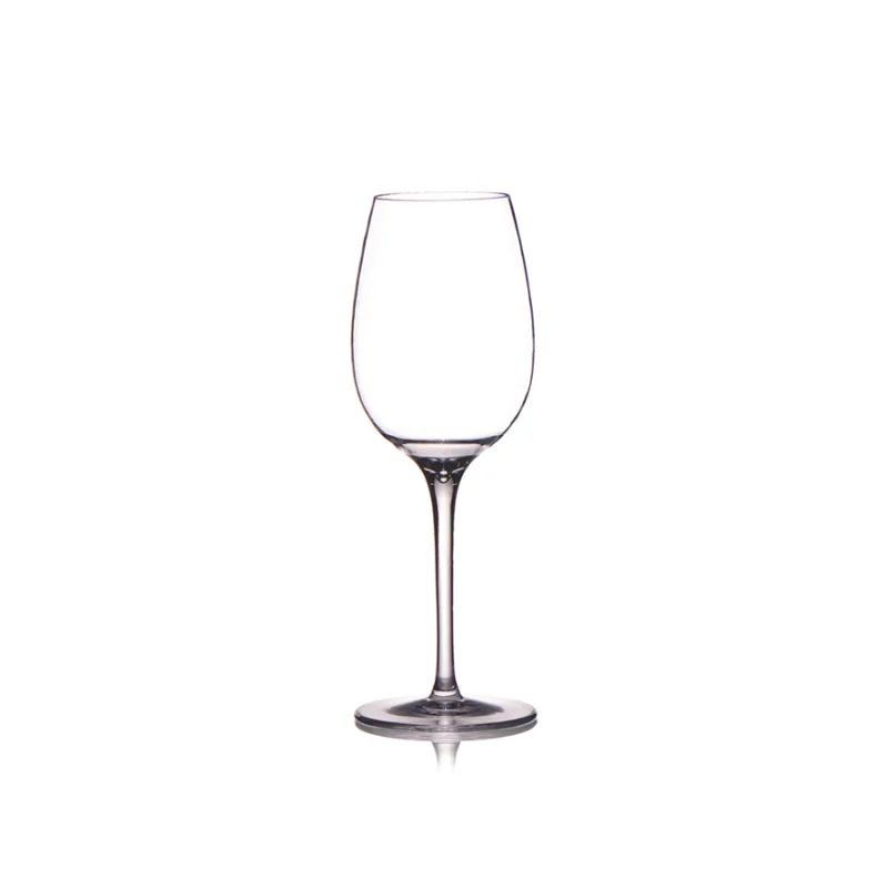 Factory Wholesale Customize Label Wine Glasses 100% Tritan Plastic Unbreakable Wine Glass