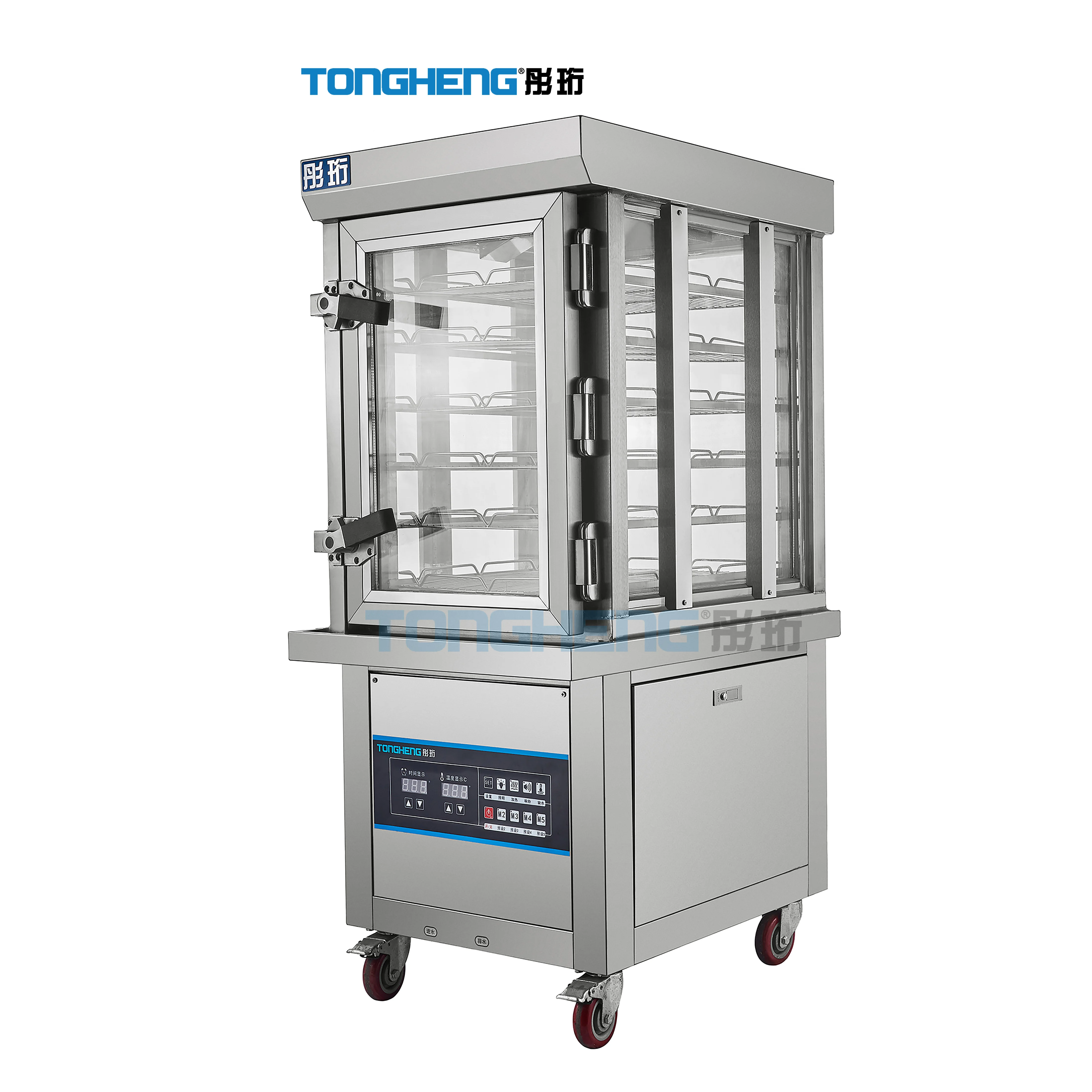 6 Layers Stainless Steel Steamed Rice Ark Gas Vegetables Steamer Cabinet