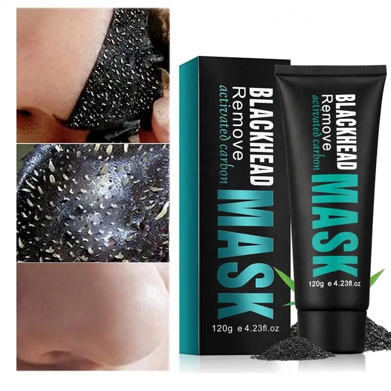 Wholesale private label blackhead remover facial mask natural oragnic black peel off face mask with free skin care tools