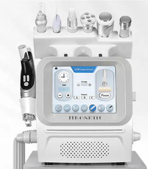 Thermal Bubble 7 In 1 Aqua Dermabrasion Hydra Oxygen Jet Peeling Facial Beauty Machine